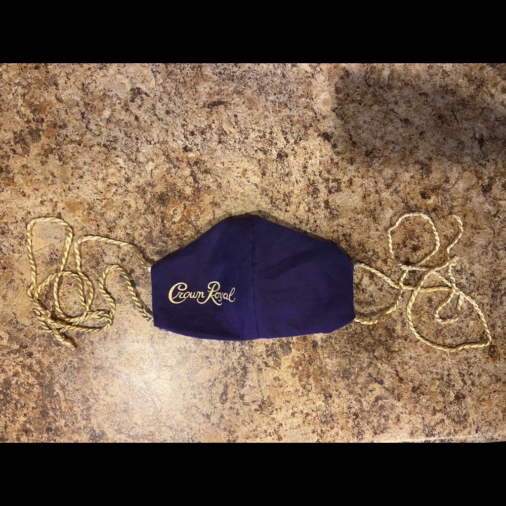 Custom Crown Royal Face Masks Handmade - Picture 2 of 6